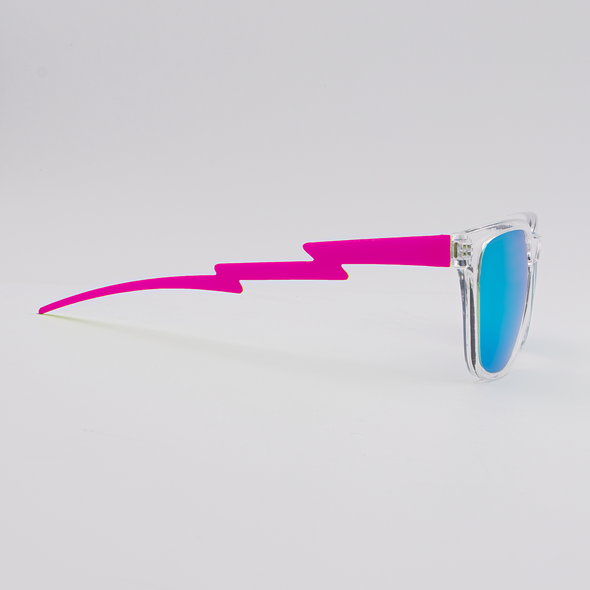 Electric Gecko, Clear & Pink