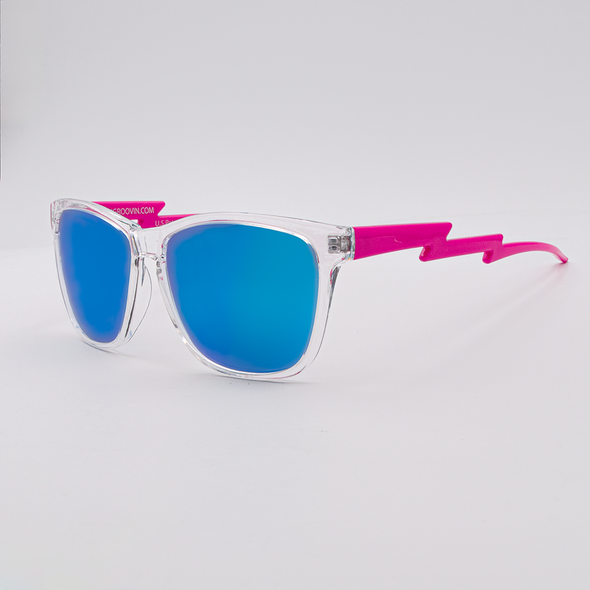 Electric Gecko, Clear & Pink
