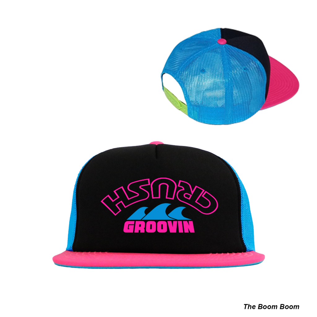 Shockwave Trucker Hat | Crush Groovin | Neon Surf Style