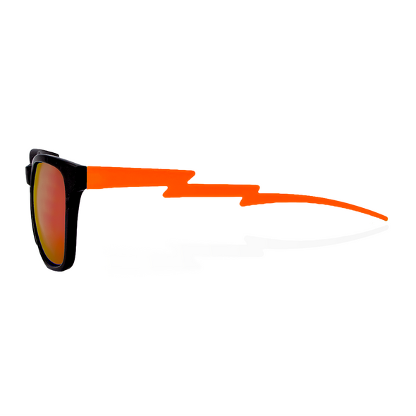 Tropical Lava, Black & Orange