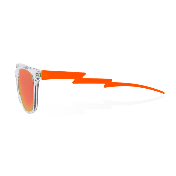 Tropical Lava, Clear & Orange