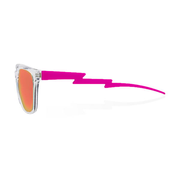 Tropical Lava, Clear & Pink