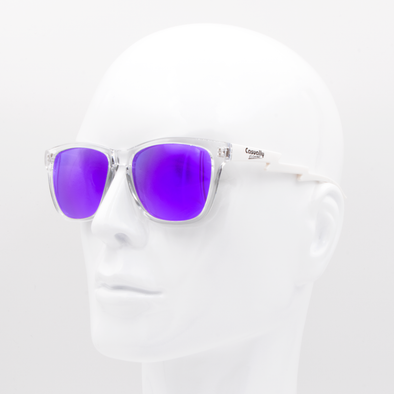 Polarized Purple & White